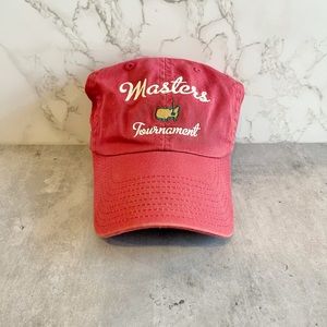 Masters hat, red
